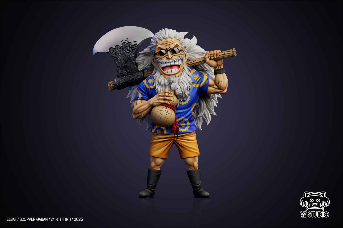 One Piece ~ Yz Studio ~ Elbaph Scopper Gaban WCF Scale ~ Resin Statue - Santoryu Resins Collectors