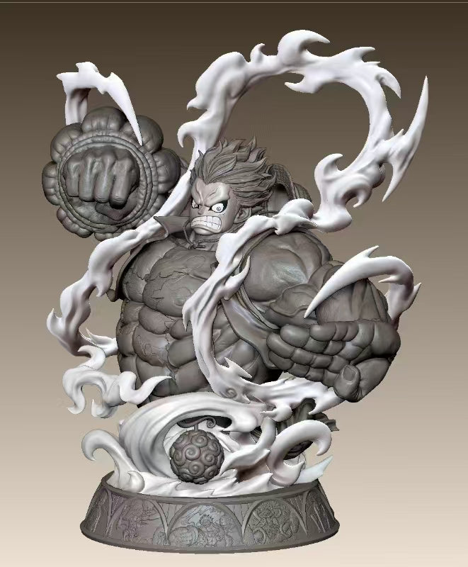One Piece UNO Studio Monkey D. Luffy Boundman Bust Resin Statue