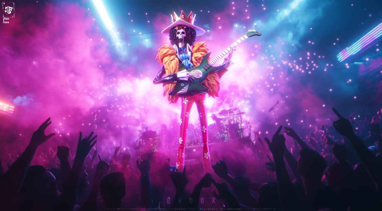 One Piece SPADES K SPK Studio Brook Resin Statue