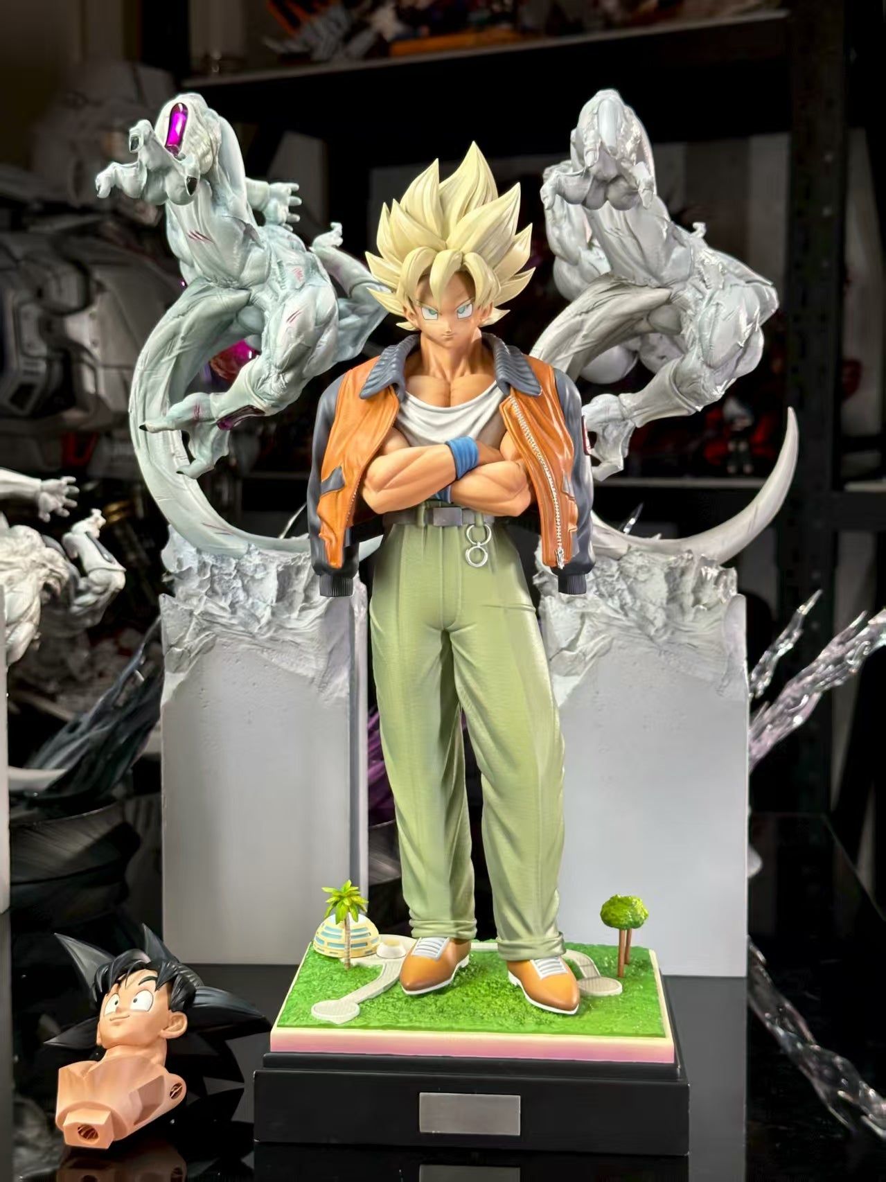 Dragon Ball Wish Studio Casual Outfit Son Goku Resin Statue