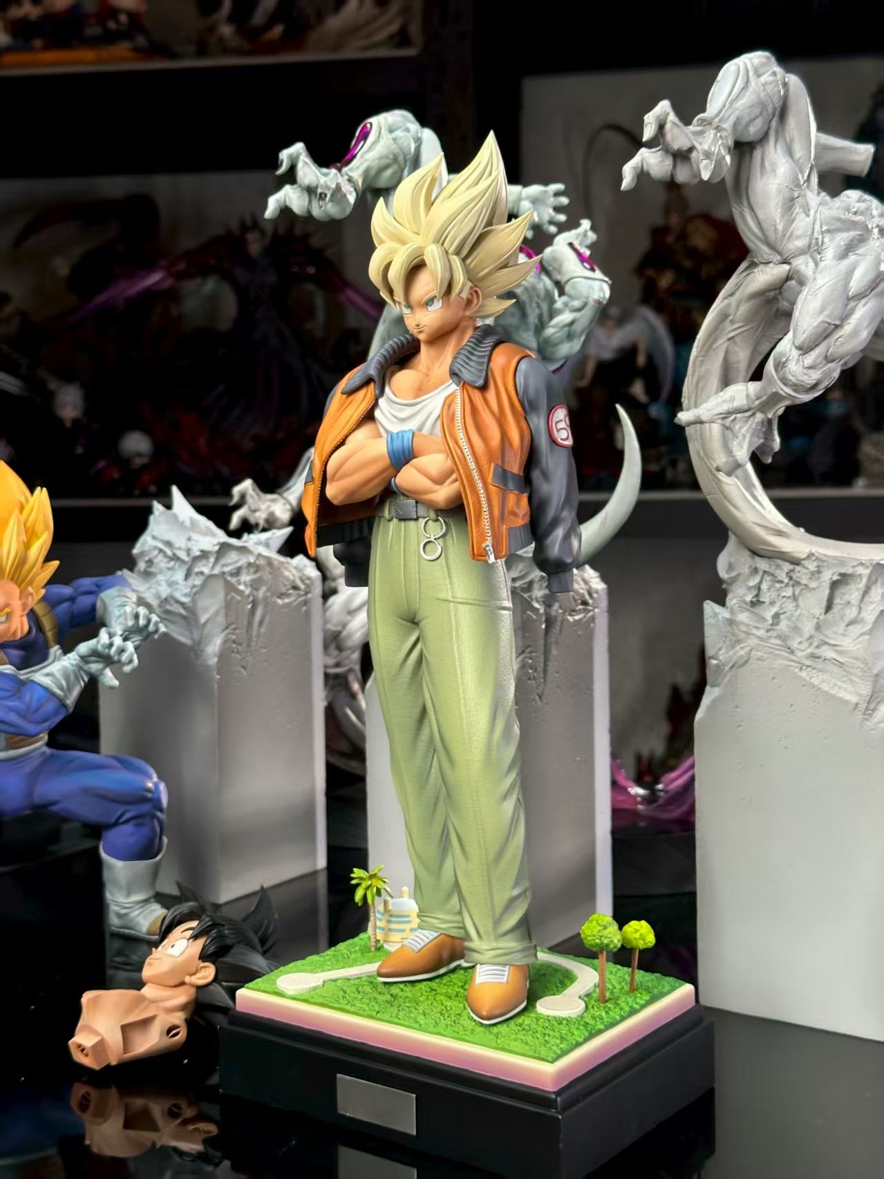 Dragon Ball Wish Studio Casual Outfit Son Goku Resin Statue