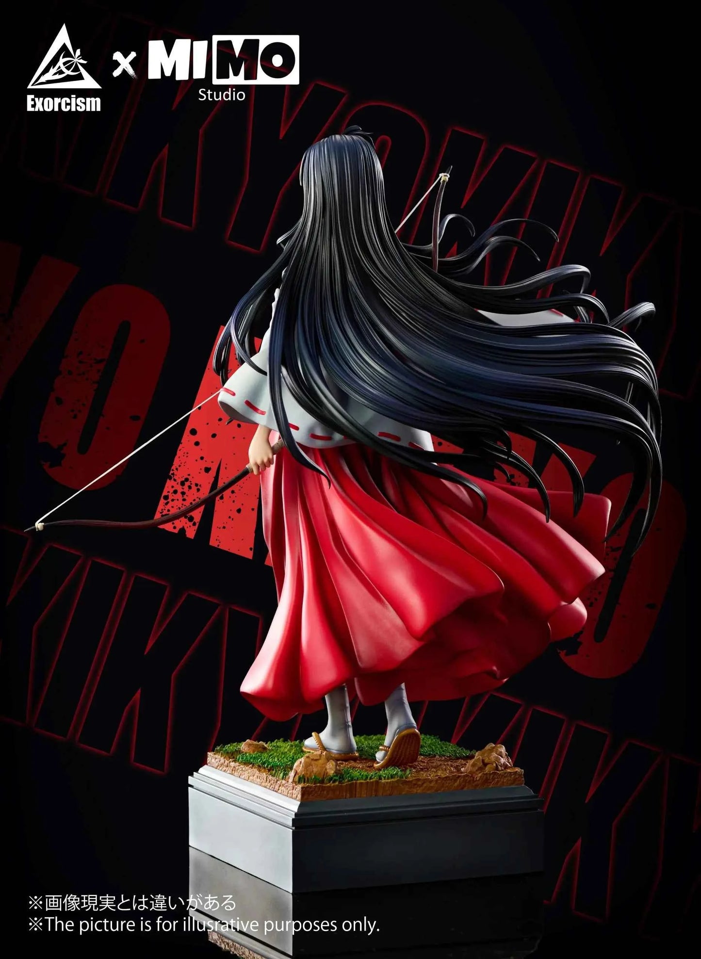InuYasha Mimo Studio & Exorcism Studio Kikyo Resin Statue