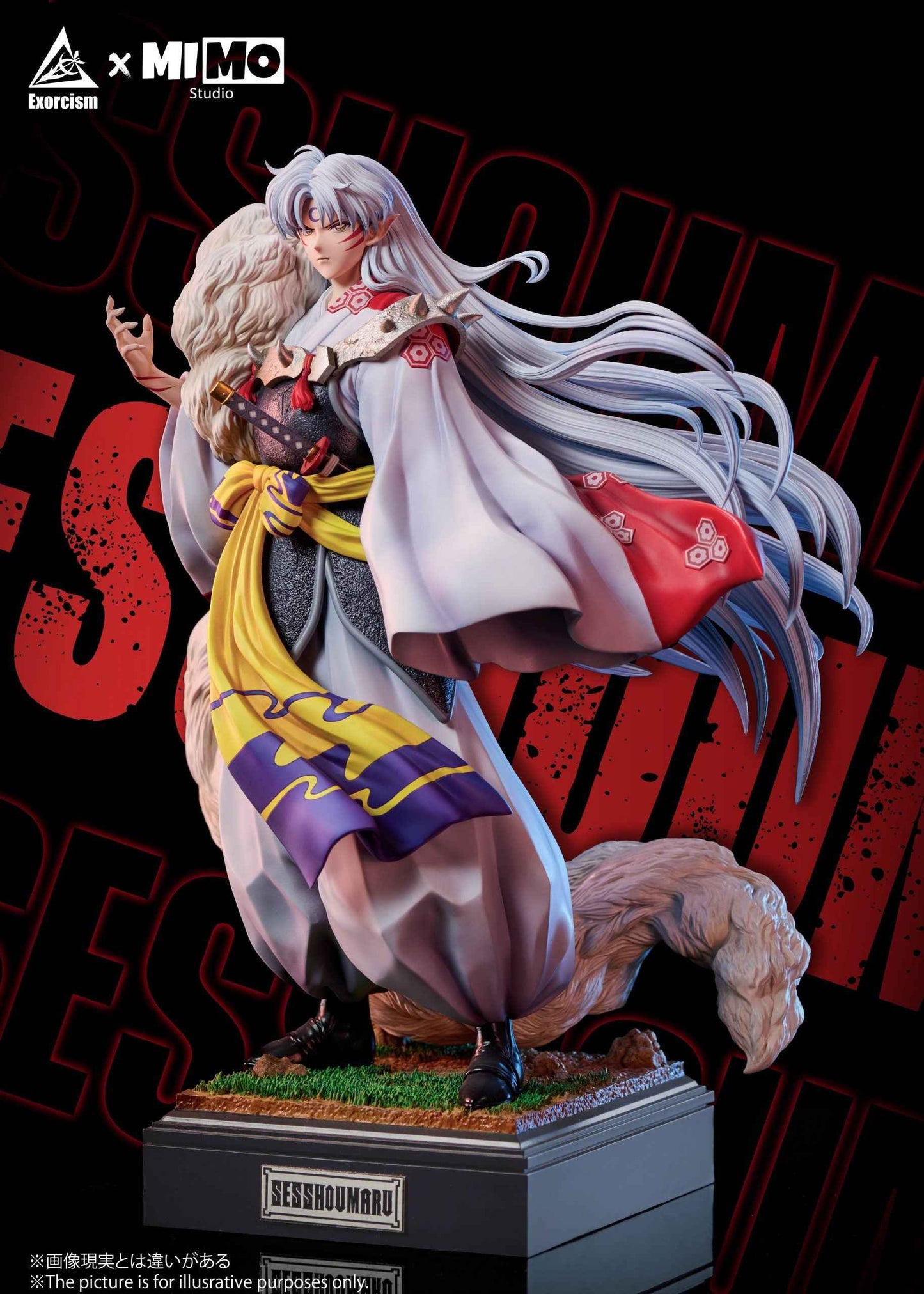 InuYasha Mimo Studio & Exorcism Studio Sesshomaru Resin Statue
