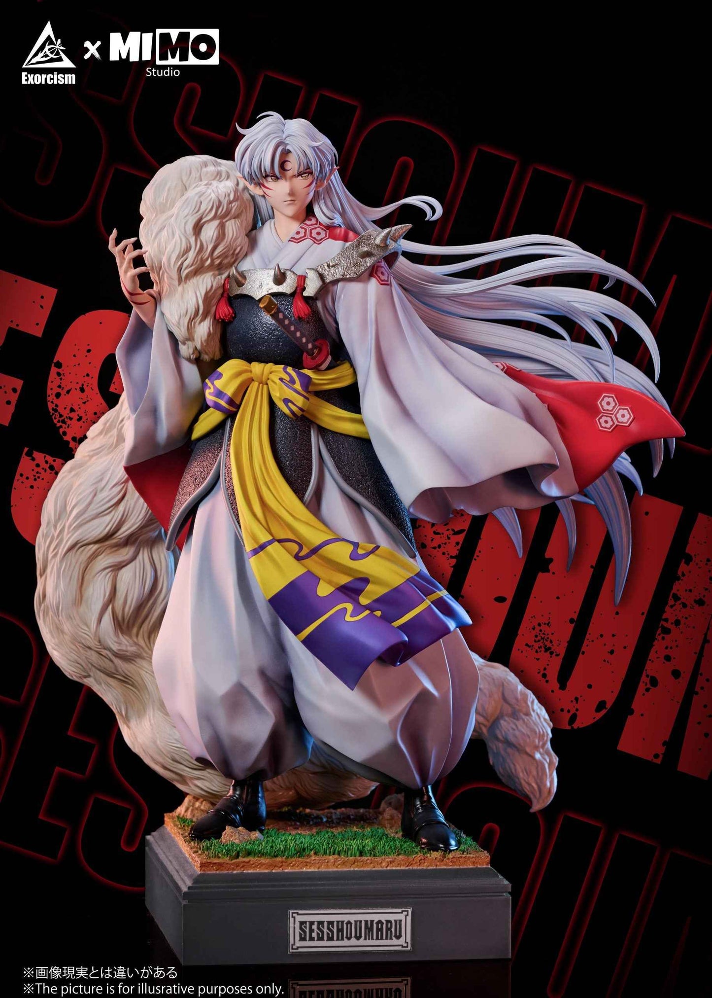 InuYasha Mimo Studio & Exorcism Studio Sesshomaru Resin Statue