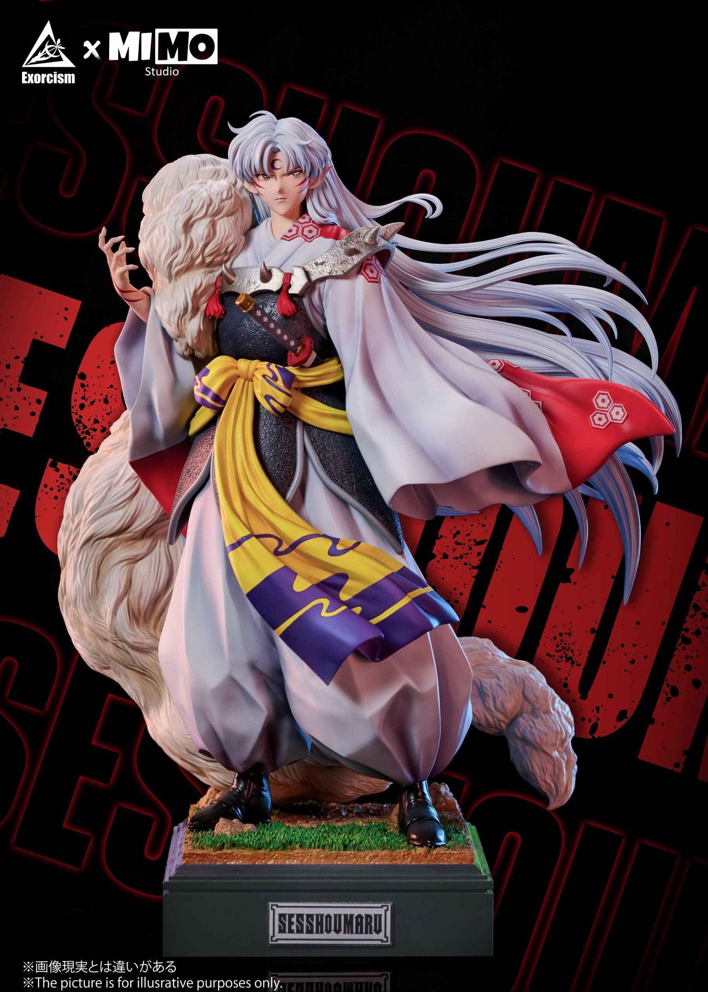 InuYasha Mimo Studio & Exorcism Studio Sesshomaru Resin Statue