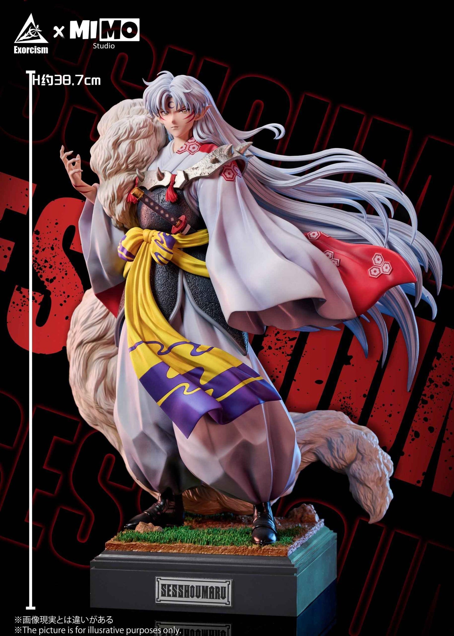 InuYasha Mimo Studio & Exorcism Studio Sesshomaru Resin Statue