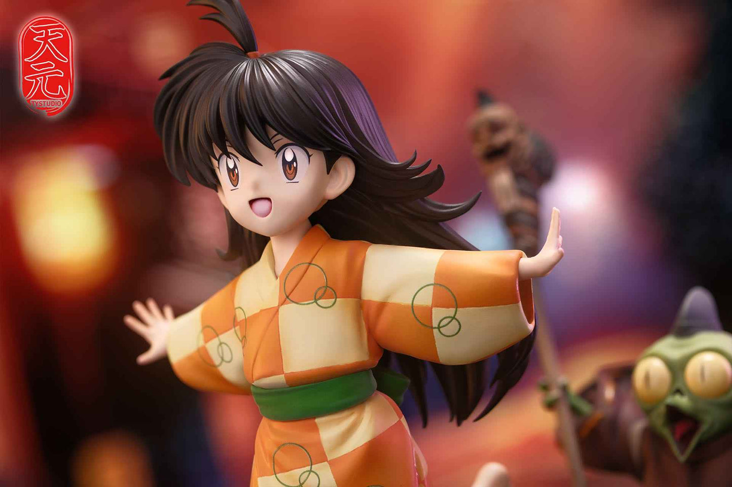 InuYasha ~ TY Studio ~ Rin & Jaken ~ Resin Statue