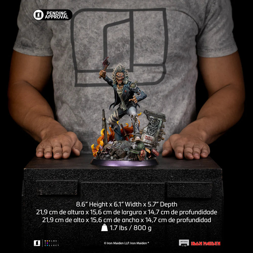 Iron Maiden Iron Studio Eddie 50th Anniversary IRONMD124925-10 Licensed Resin Statue