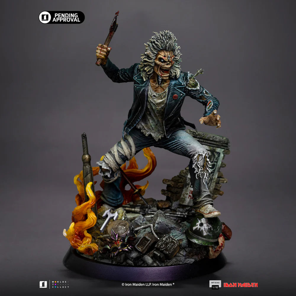 Iron Maiden Iron Studio Eddie 50th Anniversary IRONMD124925-10 Licensed Resin Statue