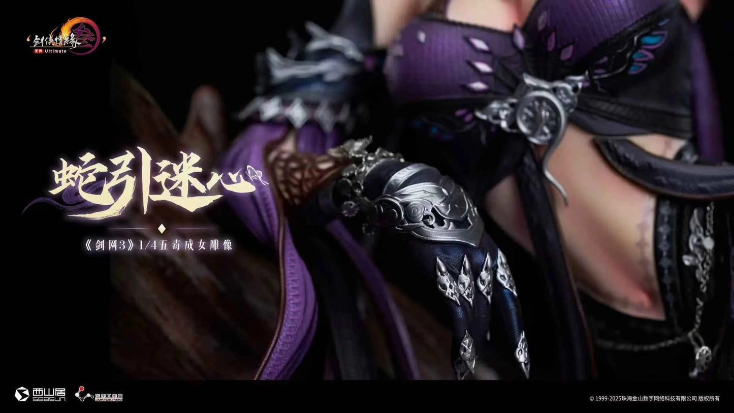 JX Online 3 Light Year Studio Snake-Enticing Mind Five Venoms Female 1/4 Licensed Resin Statue