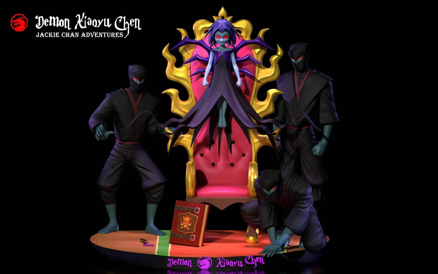 Jackie Chan Adventures 12 Talisman Studio Demon Xiaoyu Chen Jade Chan Resin Statue