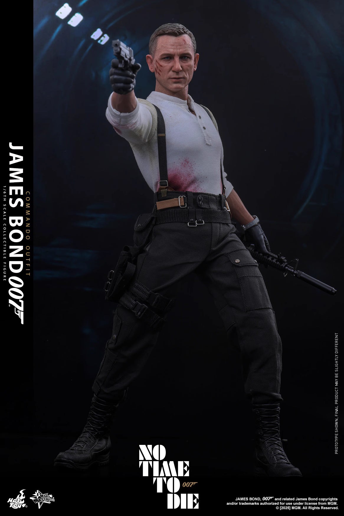 James Bond Hot Toys No Time To Die James Bond (Commando Outfit) MMS804 Licensed Action Figure