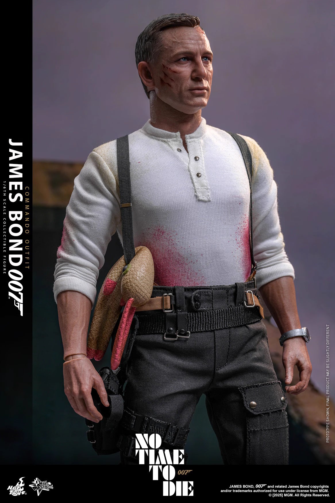 James Bond Hot Toys No Time To Die James Bond (Commando Outfit) MMS804 Licensed Action Figure
