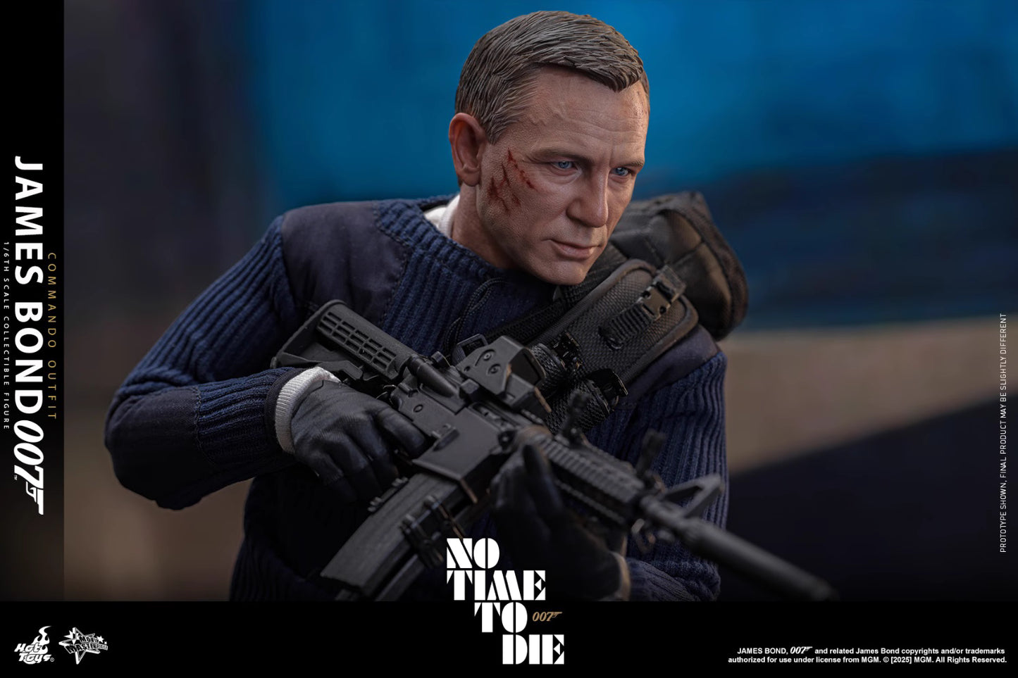 James Bond Hot Toys No Time To Die James Bond (Commando Outfit) MMS804 Licensed Action Figure