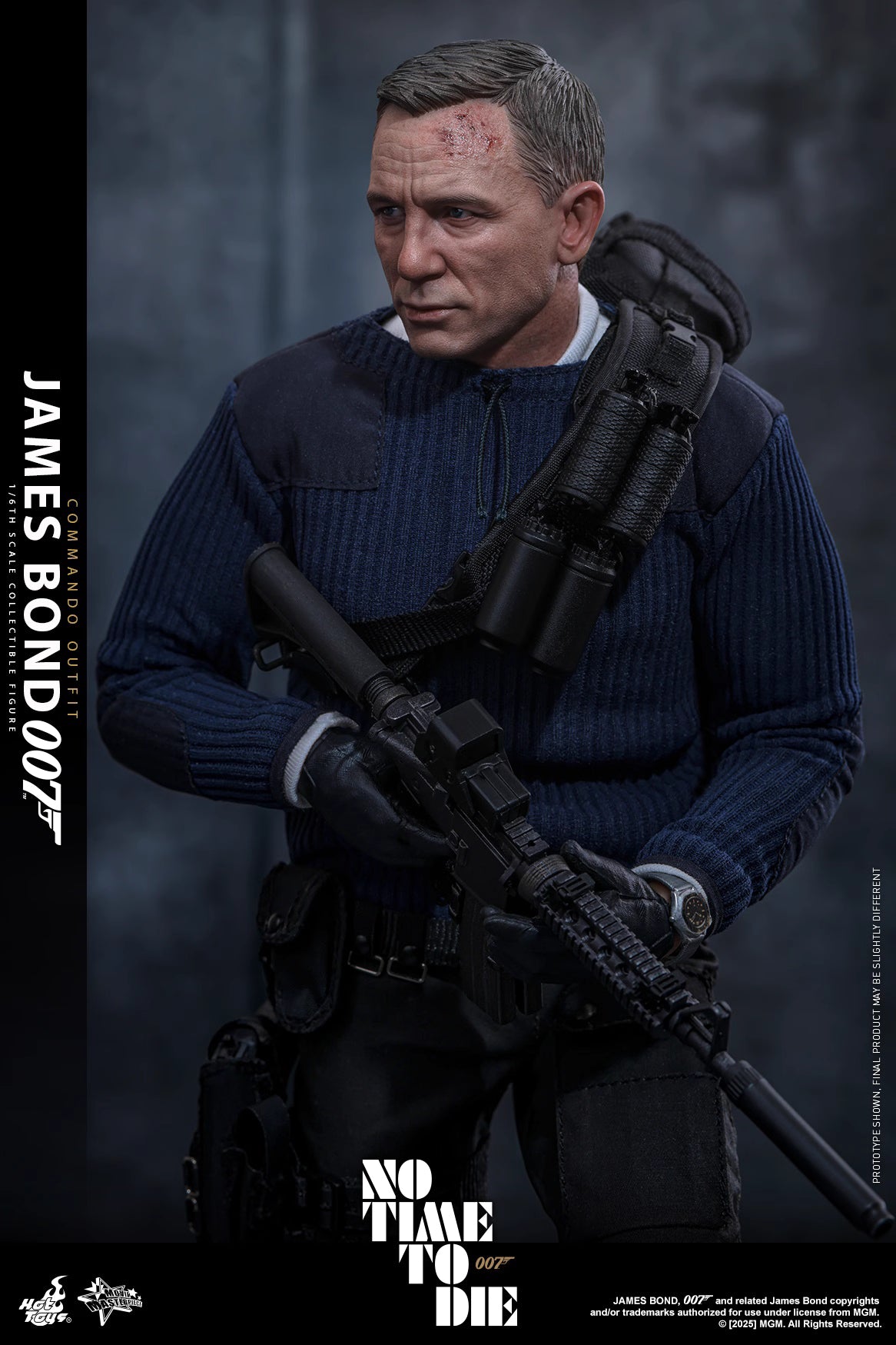 James Bond Hot Toys No Time To Die James Bond (Commando Outfit) MMS804 Licensed Action Figure