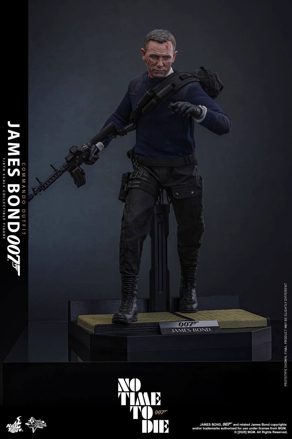 James Bond Hot Toys No Time To Die James Bond (Commando Outfit) MMS804 Licensed Action Figure