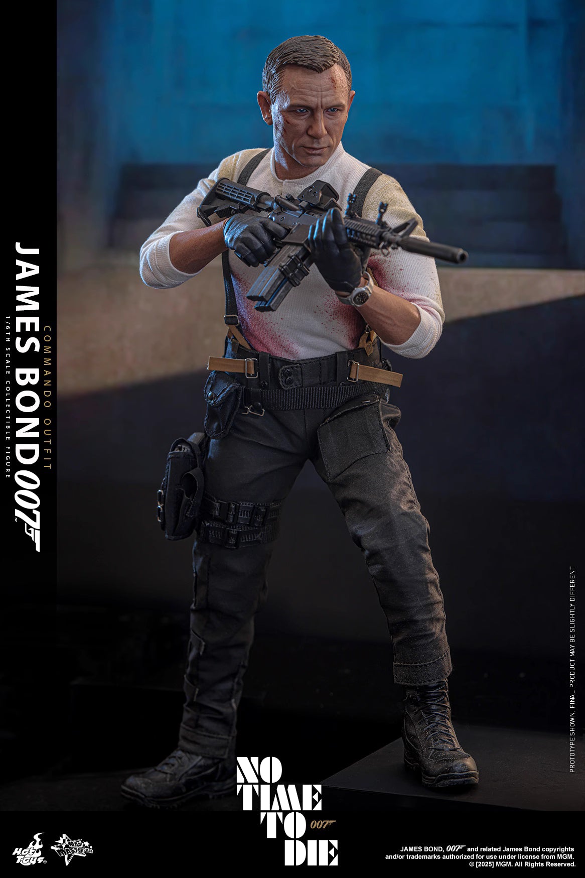 James Bond Hot Toys No Time To Die James Bond (Commando Outfit) MMS804 Licensed Action Figure