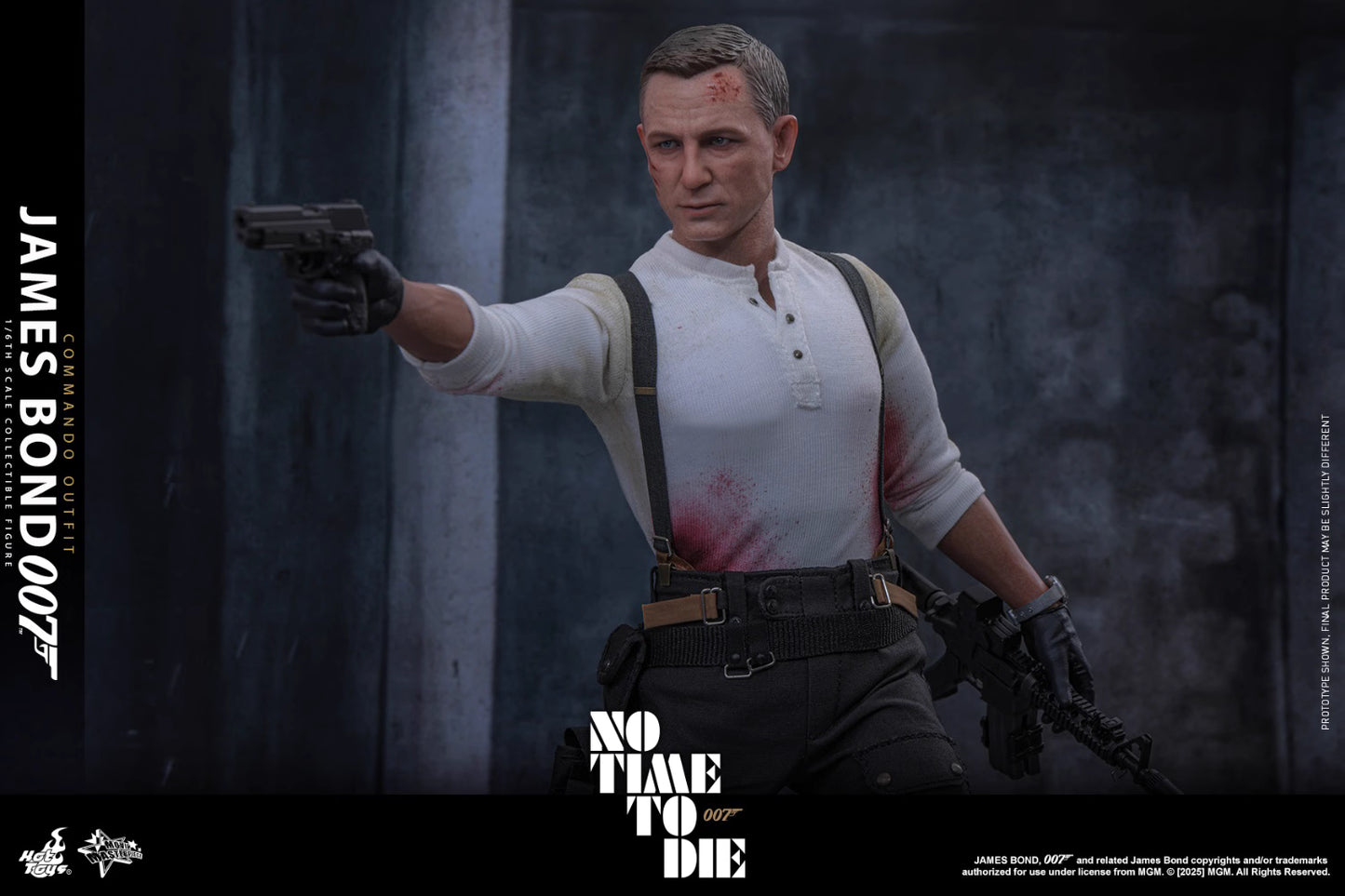 James Bond Hot Toys No Time To Die James Bond (Commando Outfit) MMS804 Licensed Action Figure