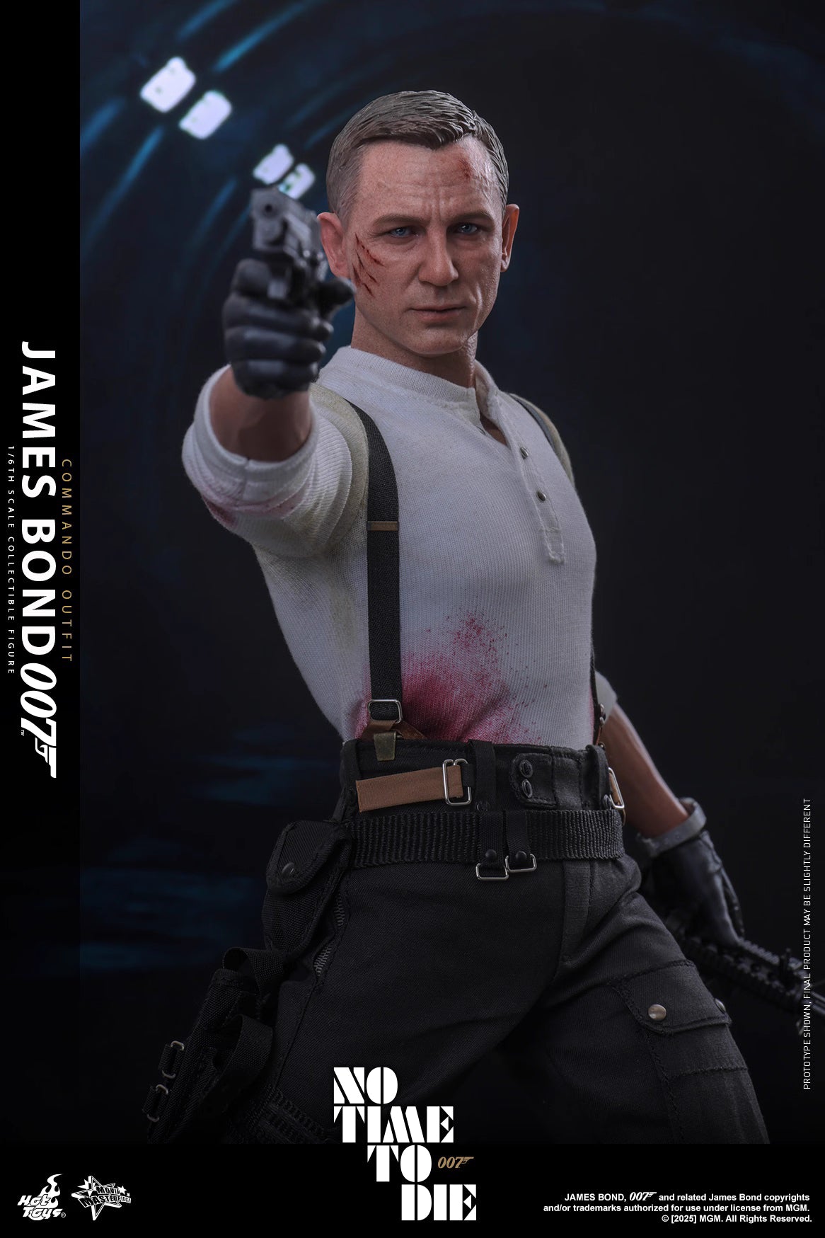 James Bond Hot Toys No Time To Die James Bond (Commando Outfit) MMS804 Licensed Action Figure