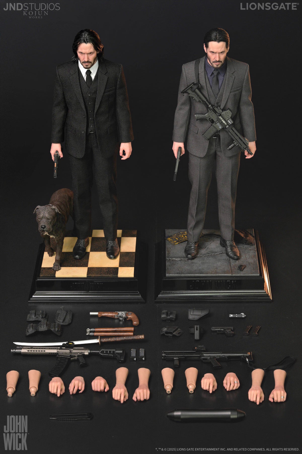 John Wick JND Studio John Wick 1&4 KJW-005A KJW-005C 1/6 Licensed Action Figure