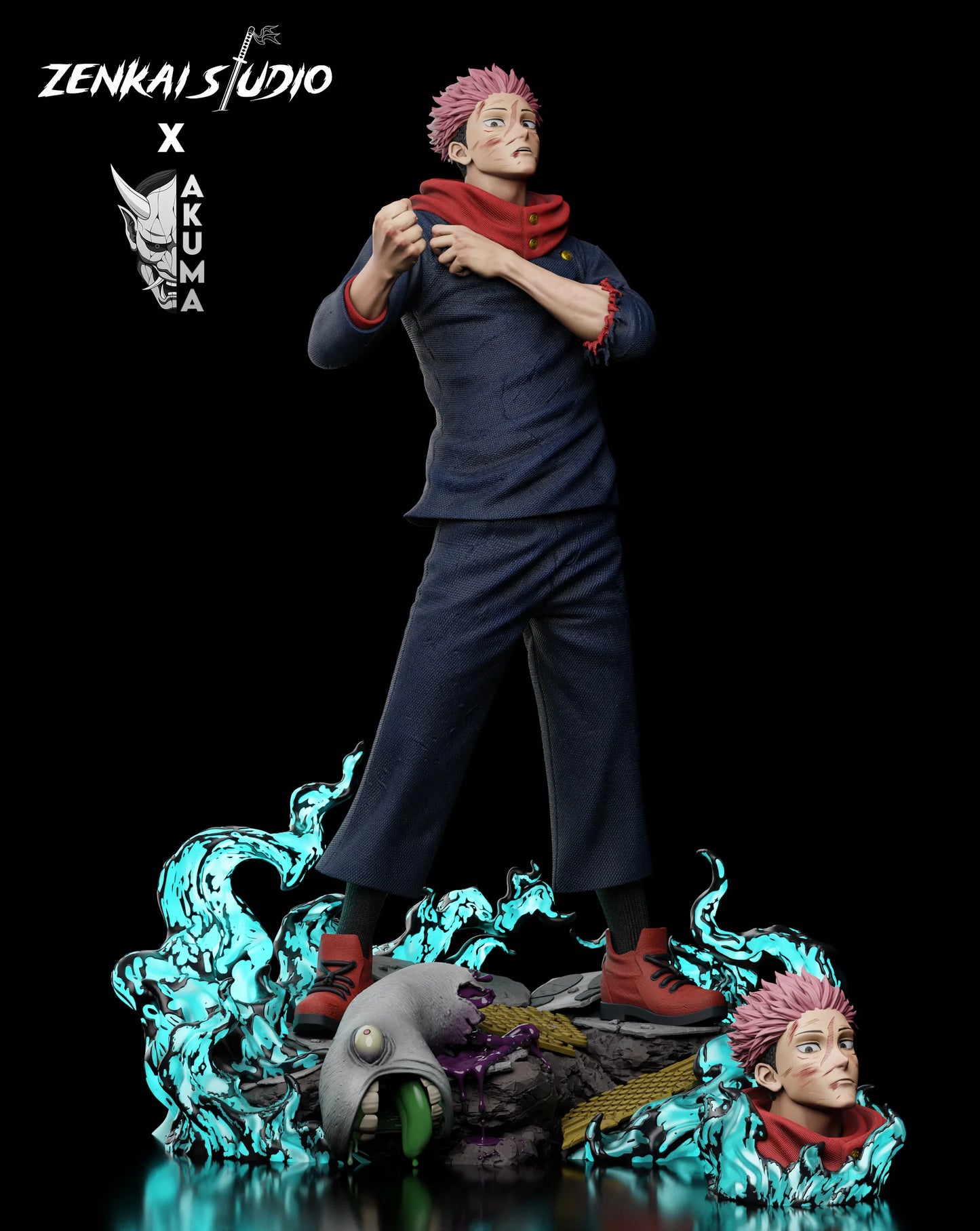 Jujutsu Kaisen Zenkai Studio Yuji Itadori Resin Statue