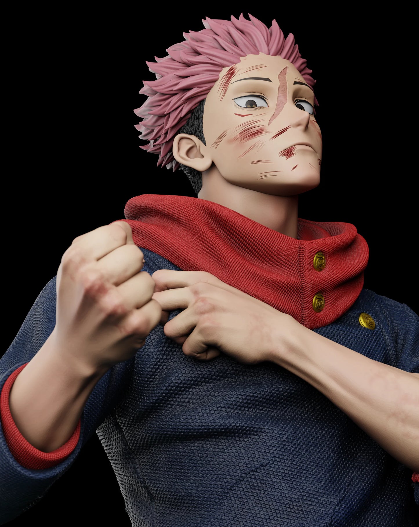 Jujutsu Kaisen Zenkai Studio Yuji Itadori Resin Statue