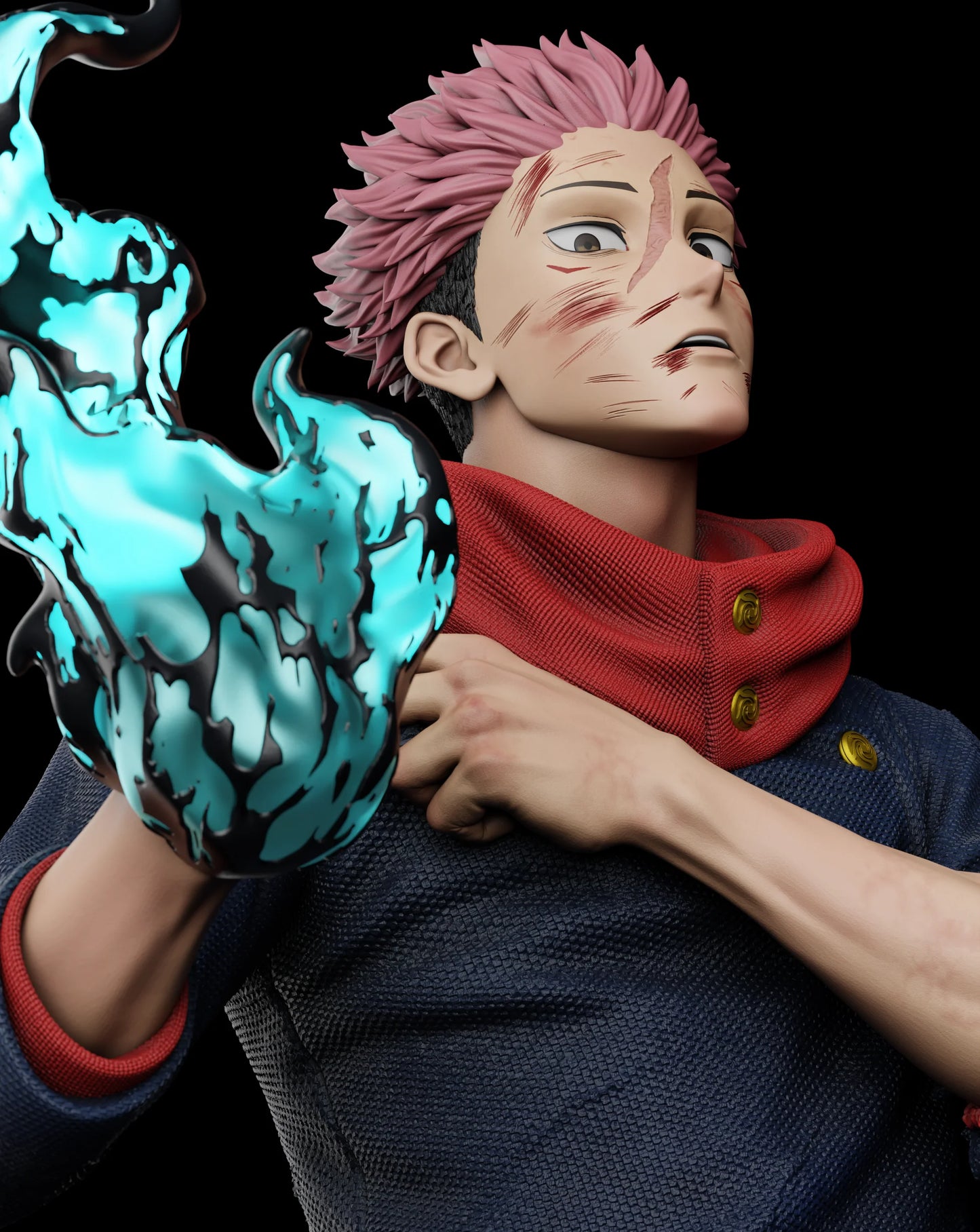 Jujutsu Kaisen Zenkai Studio Yuji Itadori Resin Statue