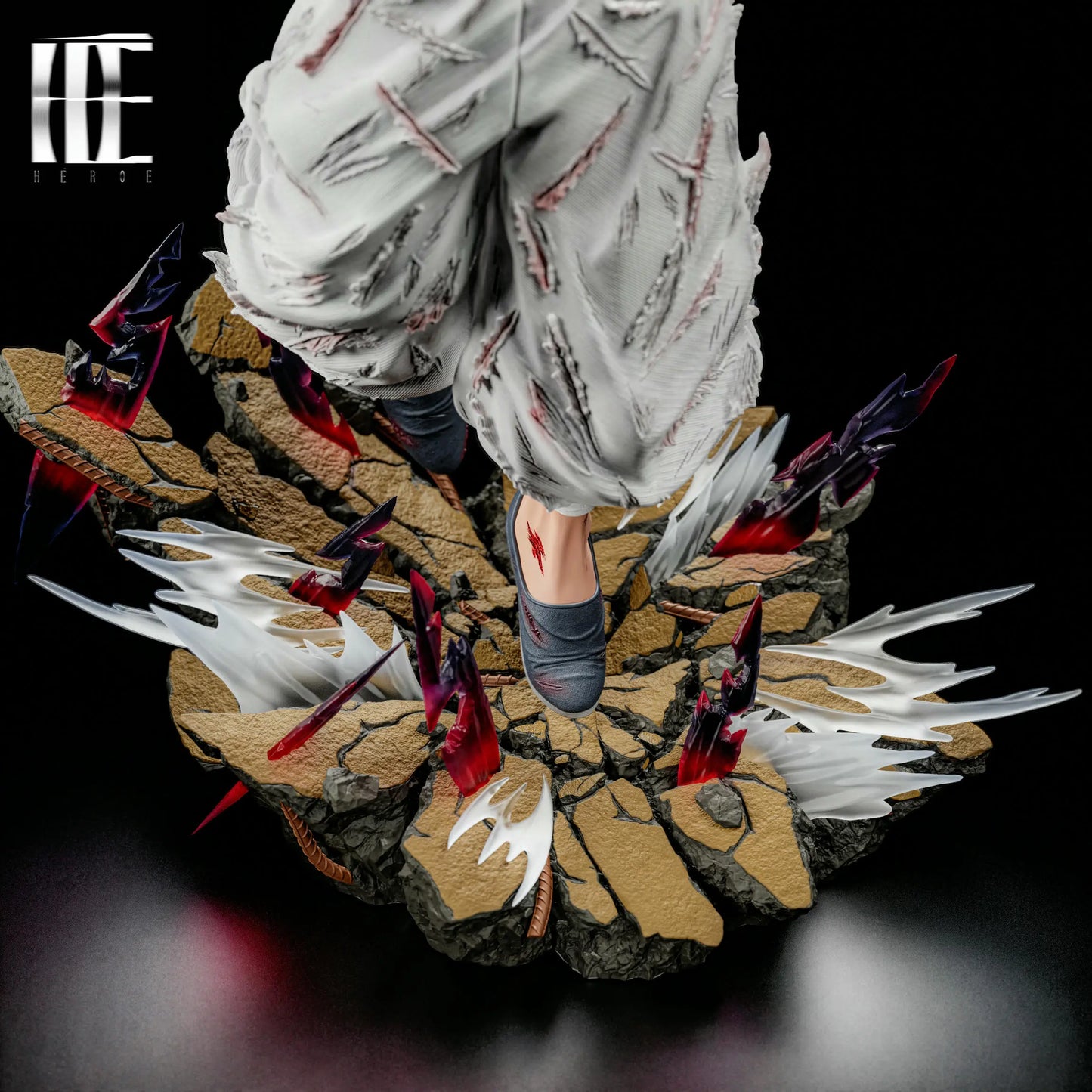 Jujutsu Kaisen Heroe Collectibles Studio attle Damaged Satoru Gojo Resin Statue