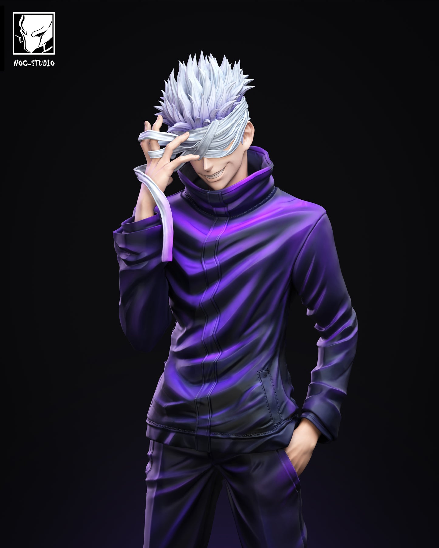 Jujutsu Kaisen Noc Studio Satoru Gojo Resin Statue