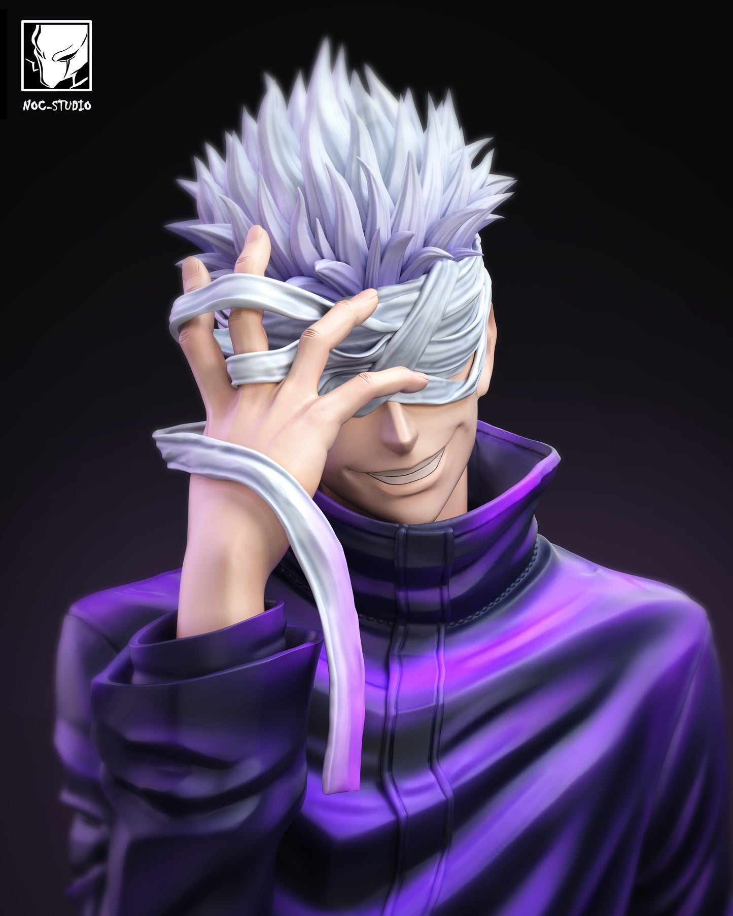 Jujutsu Kaisen Noc Studio Satoru Gojo Resin Statue