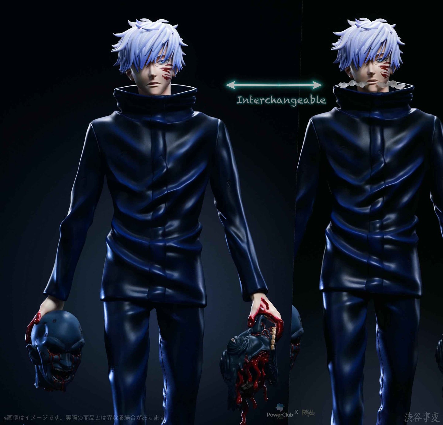 Jujutsu Kaisen Real Creation & PowerClub Studio Satoru Gojo Full Power Resin Statue