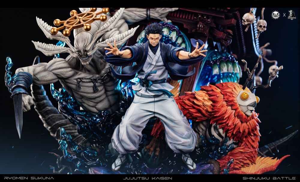 Jujutsu Kaisen Temple Studio & ZanyJoke Studio Itadori Yuji Ryomen Sukuna Resin Statue