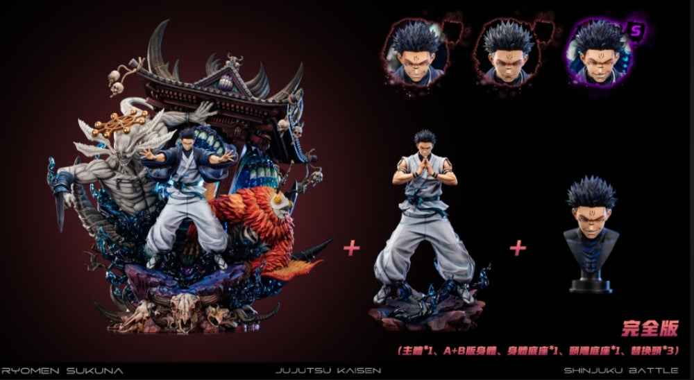 Jujutsu Kaisen Temple Studio & ZanyJoke Studio Itadori Yuji Ryomen Sukuna Resin Statue