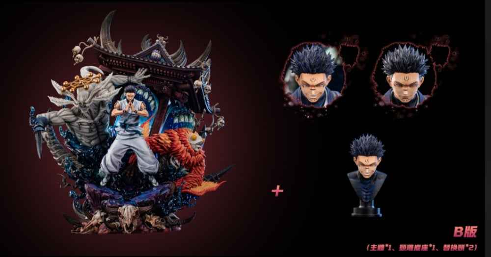 Jujutsu Kaisen Temple Studio & ZanyJoke Studio Itadori Yuji Ryomen Sukuna Resin Statue
