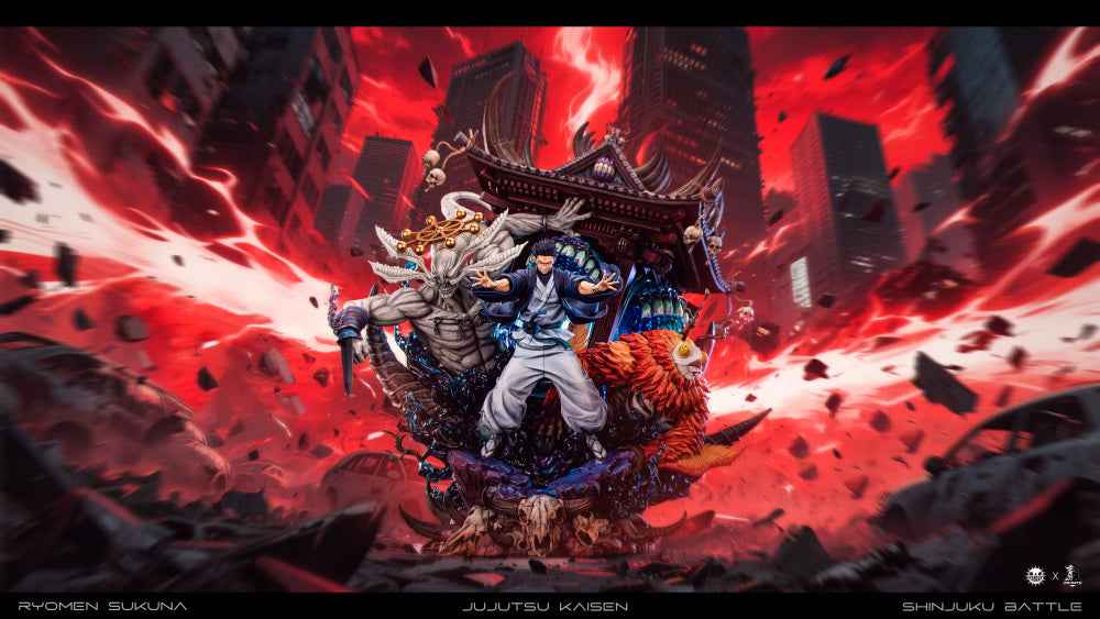Jujutsu Kaisen Temple Studio & ZanyJoke Studio Itadori Yuji Ryomen Sukuna Resin Statue