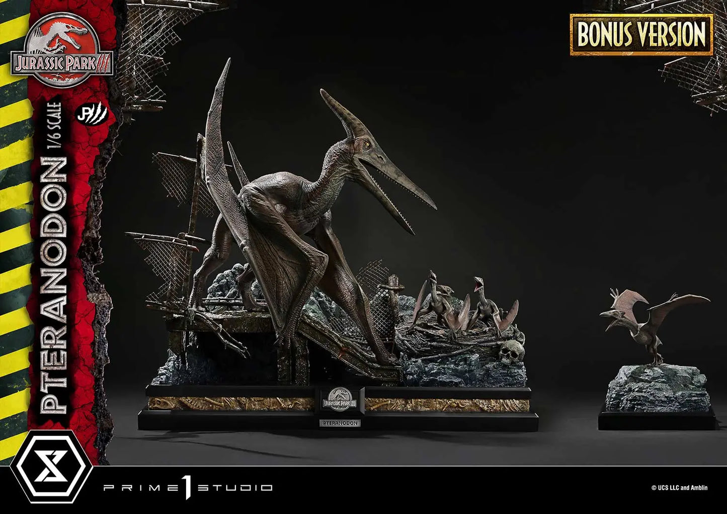 Jurassic Park Prime 1 Studio Legacy Museum Collection Pteranodon 1/6 LMCJWF-02 LMCJWF-02S Licensed Resin Statue