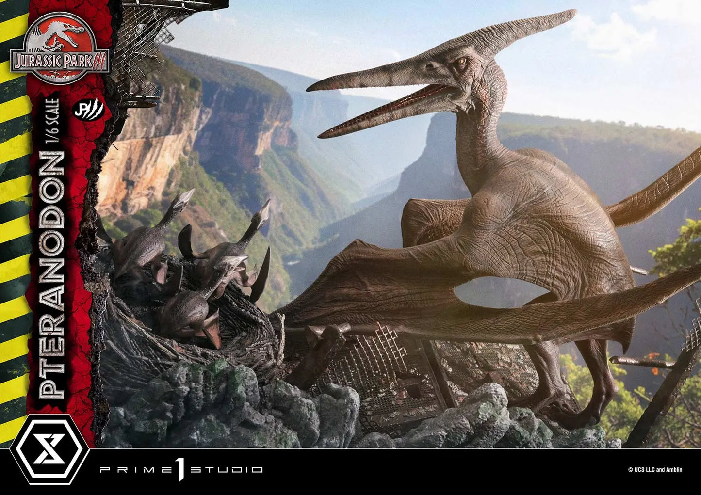 Jurassic Park Prime 1 Studio Legacy Museum Collection Pteranodon 1/6 LMCJWF-02 LMCJWF-02S Licensed Resin Statue