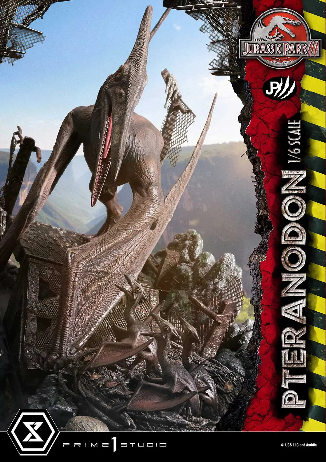 Jurassic Park Prime 1 Studio Legacy Museum Collection Pteranodon 1/6 LMCJWF-02 LMCJWF-02S Licensed Resin Statue