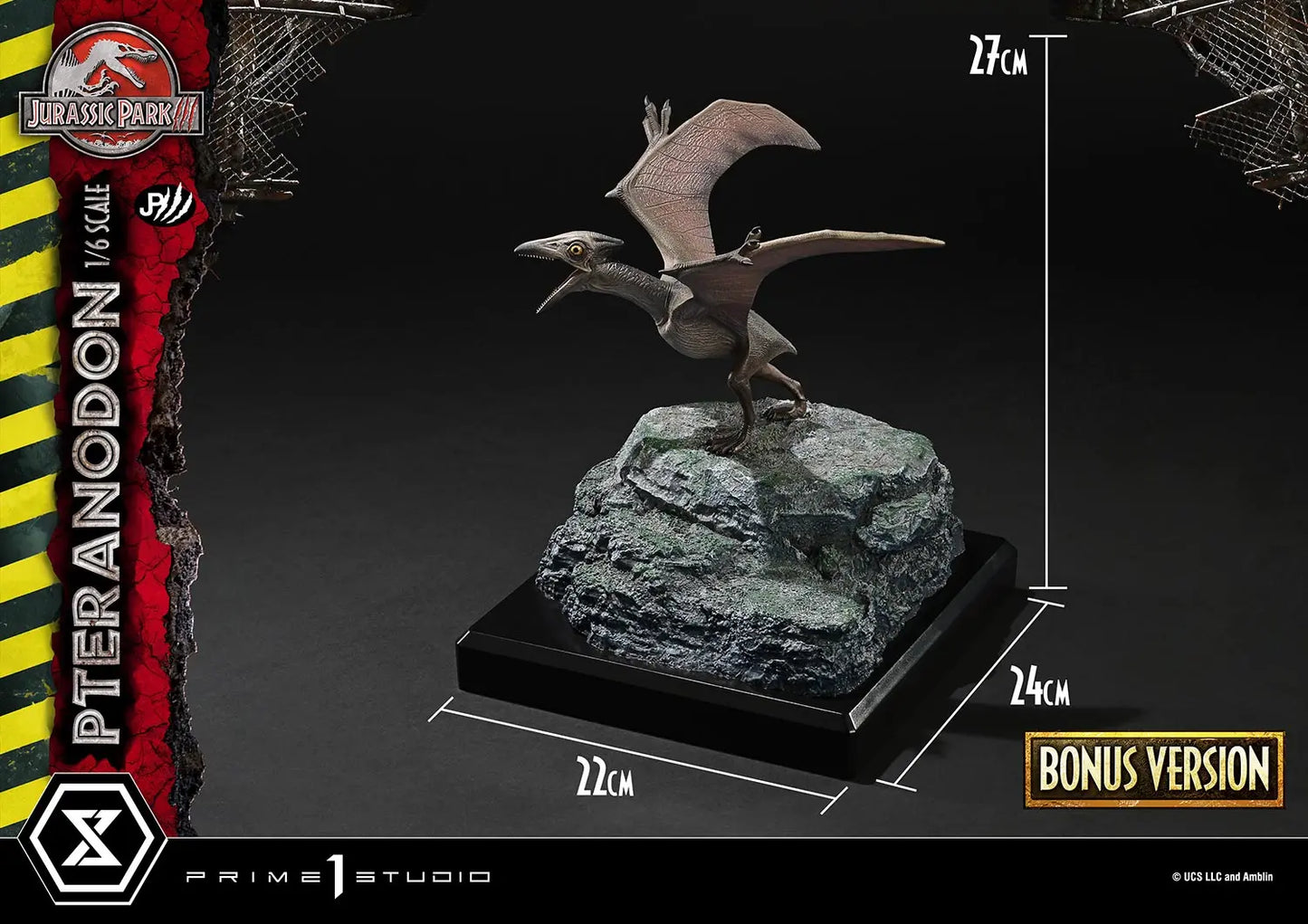 Jurassic Park Prime 1 Studio Legacy Museum Collection Pteranodon 1/6 LMCJWF-02 LMCJWF-02S Licensed Resin Statue