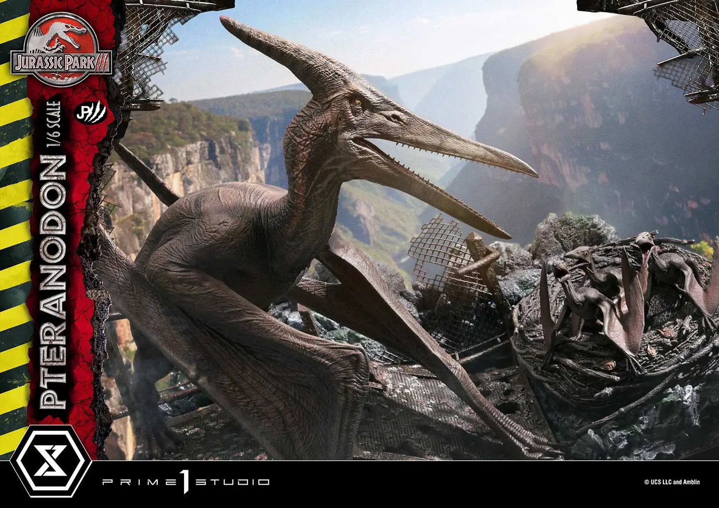 Jurassic Park Prime 1 Studio Legacy Museum Collection Pteranodon 1/6 LMCJWF-02 LMCJWF-02S Licensed Resin Statue