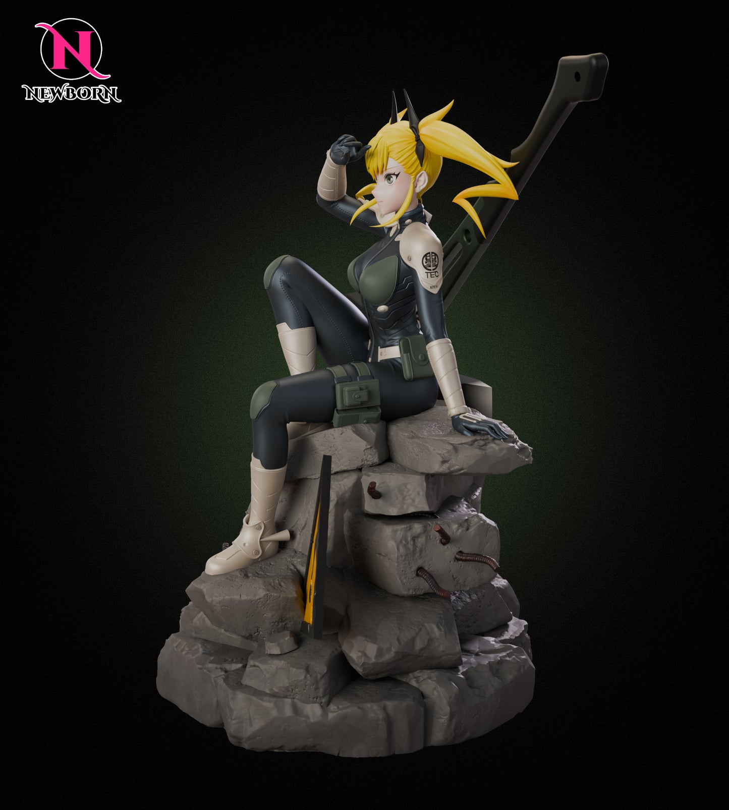 Kaiju No. 8 NewBorn Studio Kikoru Shinomiya Resin Statue