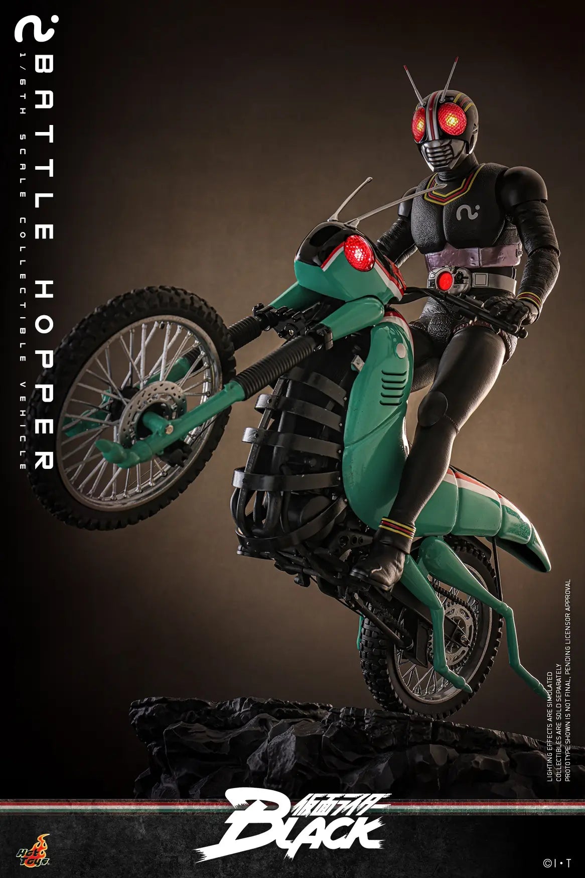 Kamen Rider Hot Toys Kamen Rider Battle Hopper TMS161 Licensed Action Figure