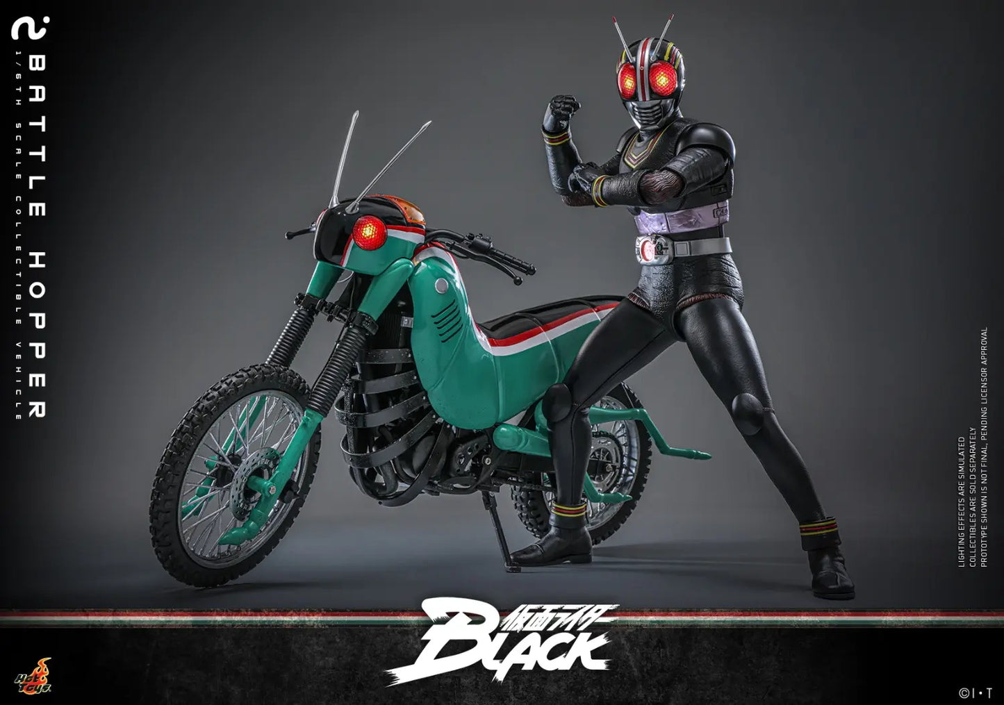 Kamen Rider Hot Toys Kamen Rider Battle Hopper TMS161 Licensed Action Figure