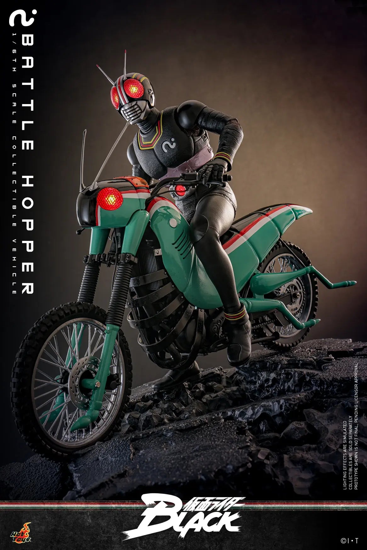 Kamen Rider Hot Toys Kamen Rider Battle Hopper TMS161 Licensed Action Figure