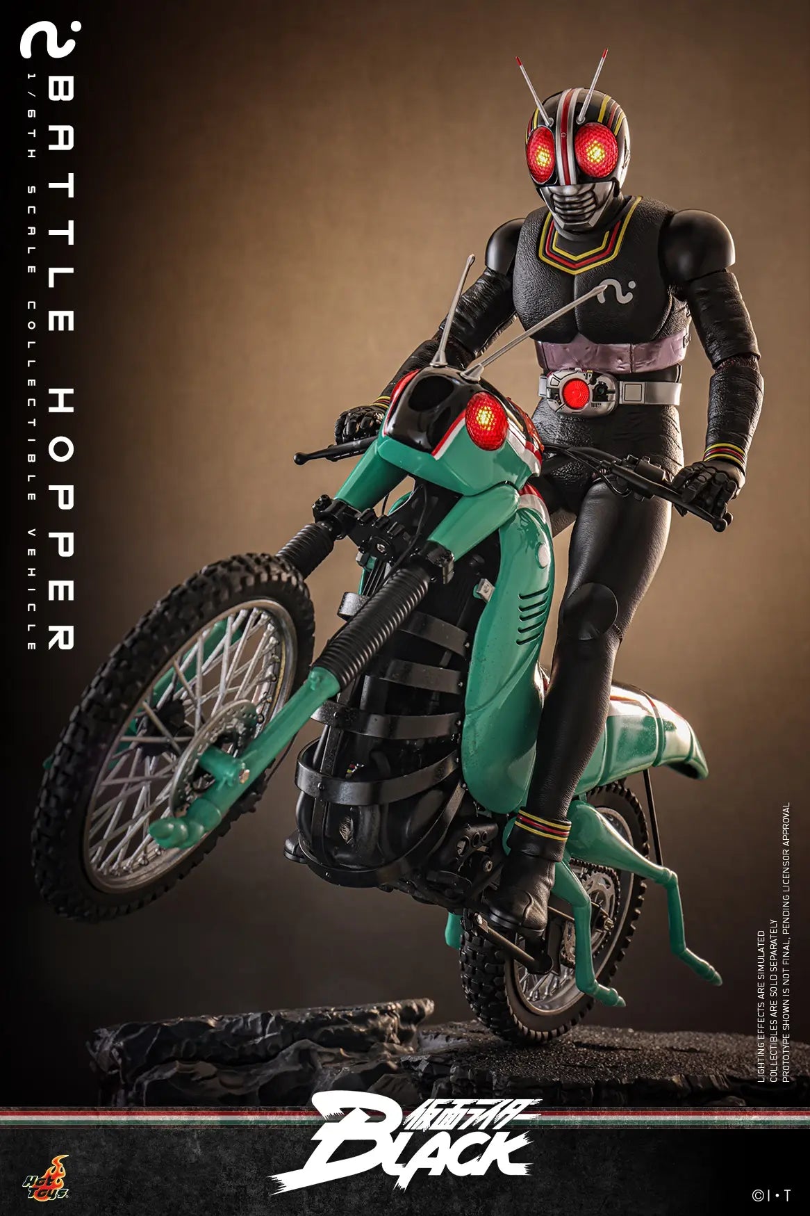 Kamen Rider Hot Toys Kamen Rider Battle Hopper TMS161 Licensed Action Figure
