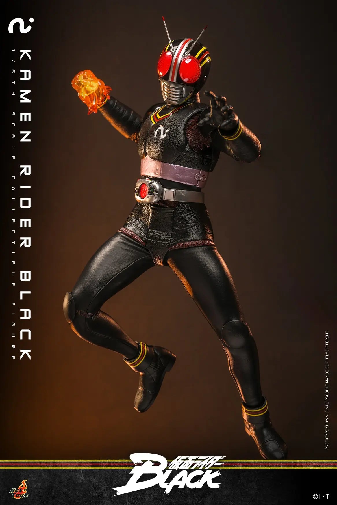 Kamen Rider Hot Toys Kamen Rider Black TMS158 Licensed Action Figure