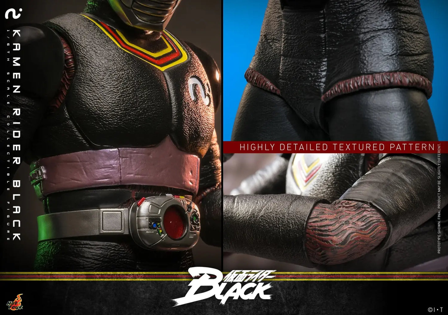 Kamen Rider Hot Toys Kamen Rider Black TMS158 Licensed Action Figure
