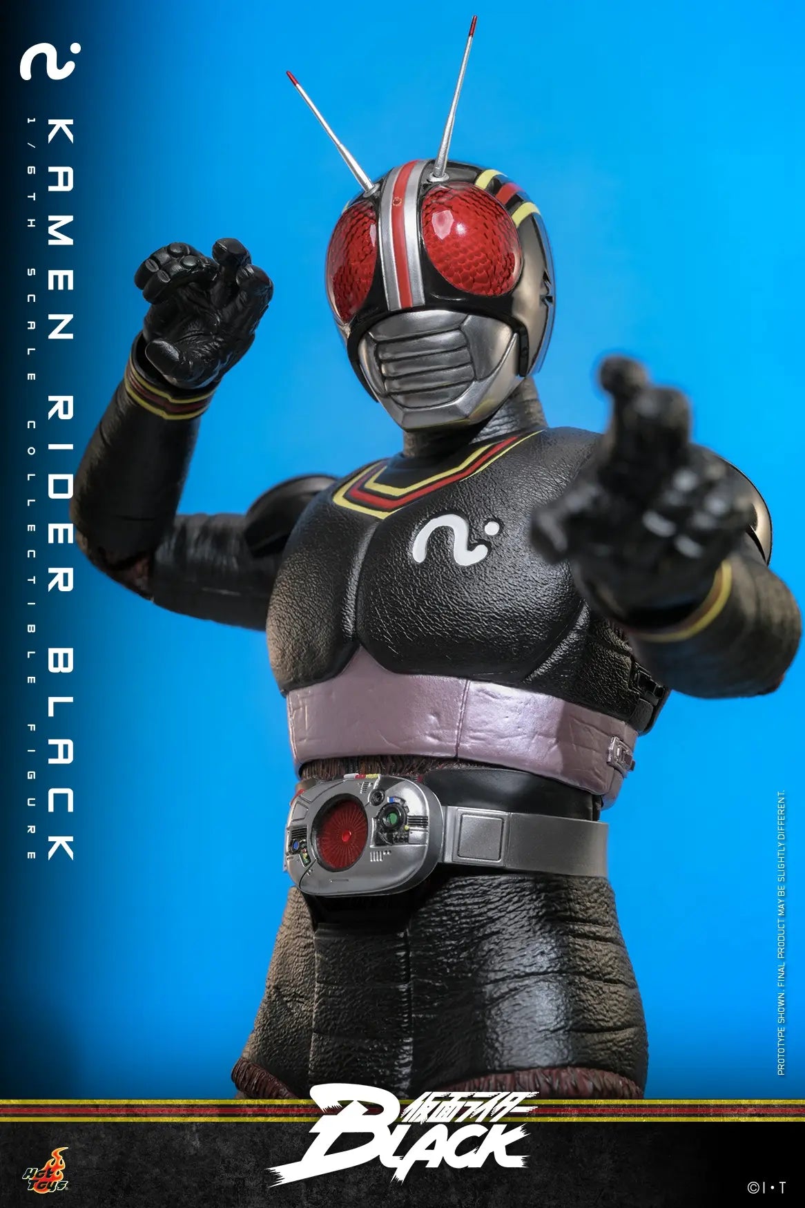 Kamen Rider Hot Toys Kamen Rider Black TMS158 Licensed Action Figure