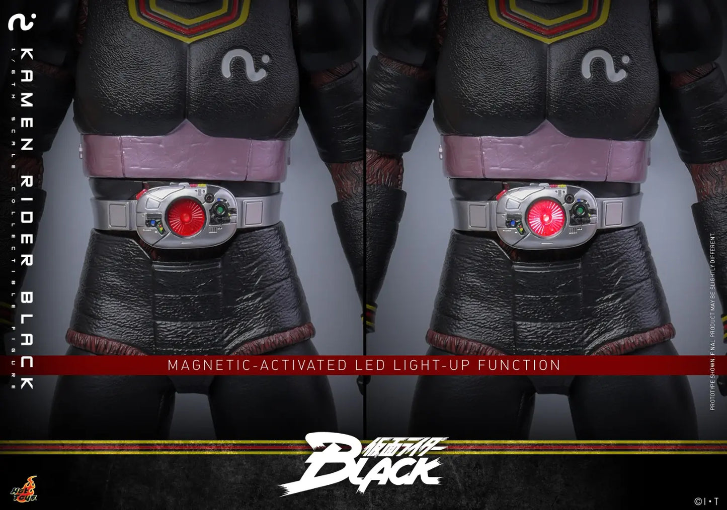 Kamen Rider Hot Toys Kamen Rider Black TMS158 Licensed Action Figure