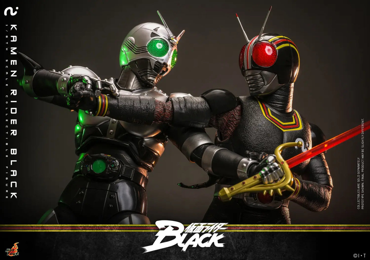 Kamen Rider Hot Toys Kamen Rider Black TMS158 Licensed Action Figure